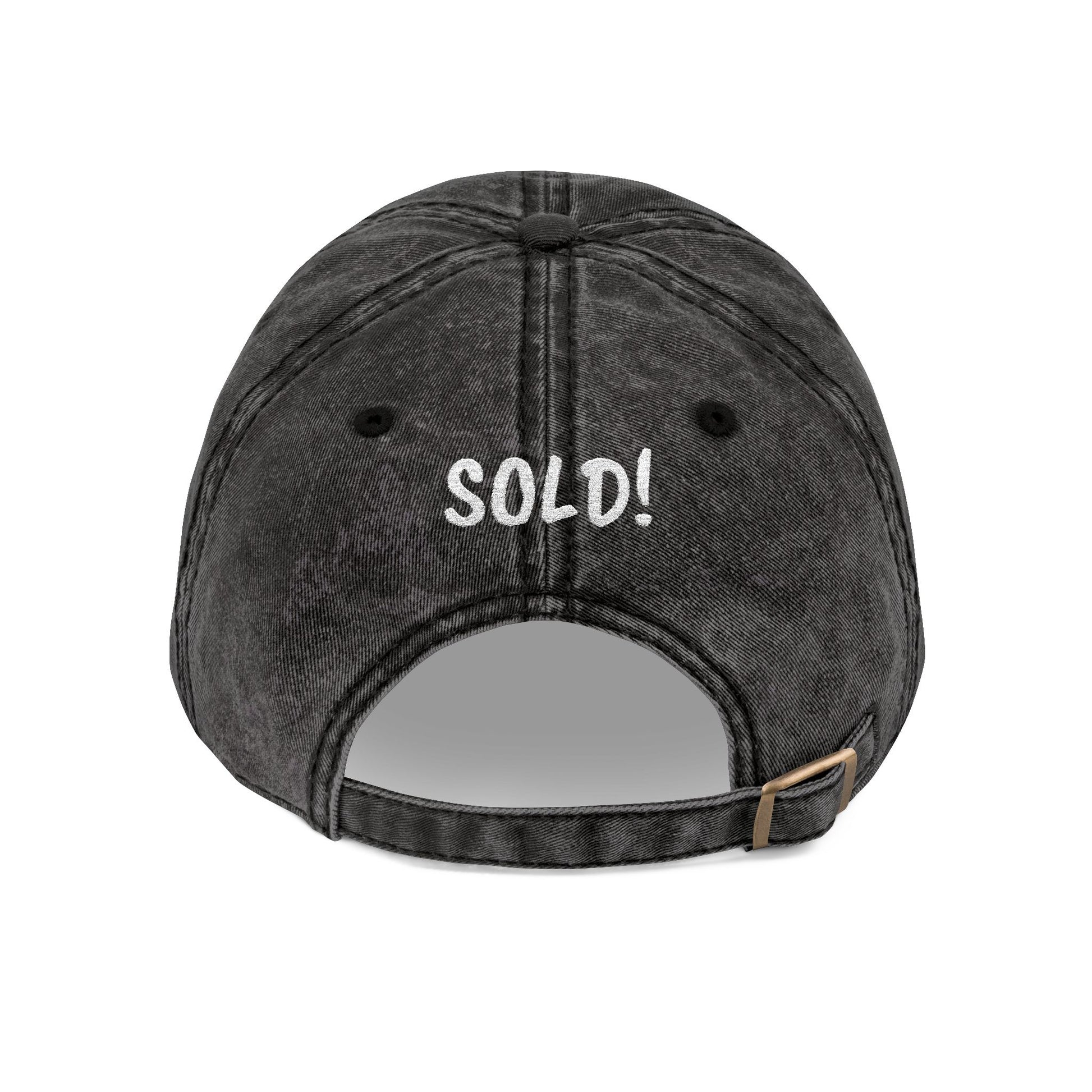 Curb Appeal Crew Realtor Hat – Embroidered Baseball Cap with “SOLD!” Back Detail