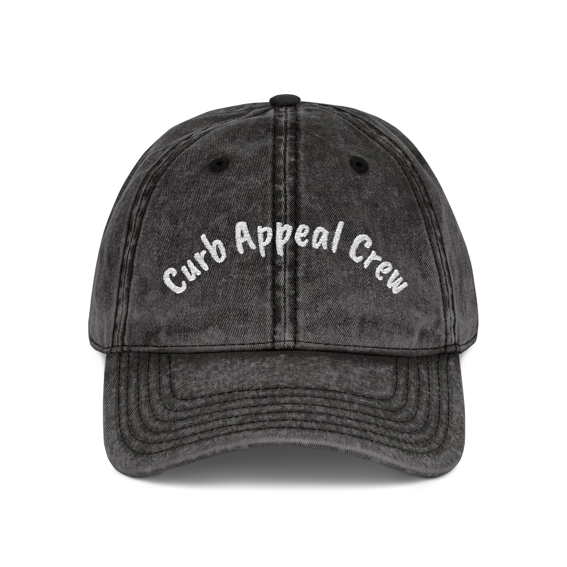 Curb Appeal Crew Realtor Hat – Embroidered Baseball Cap with “SOLD!” Back Detail