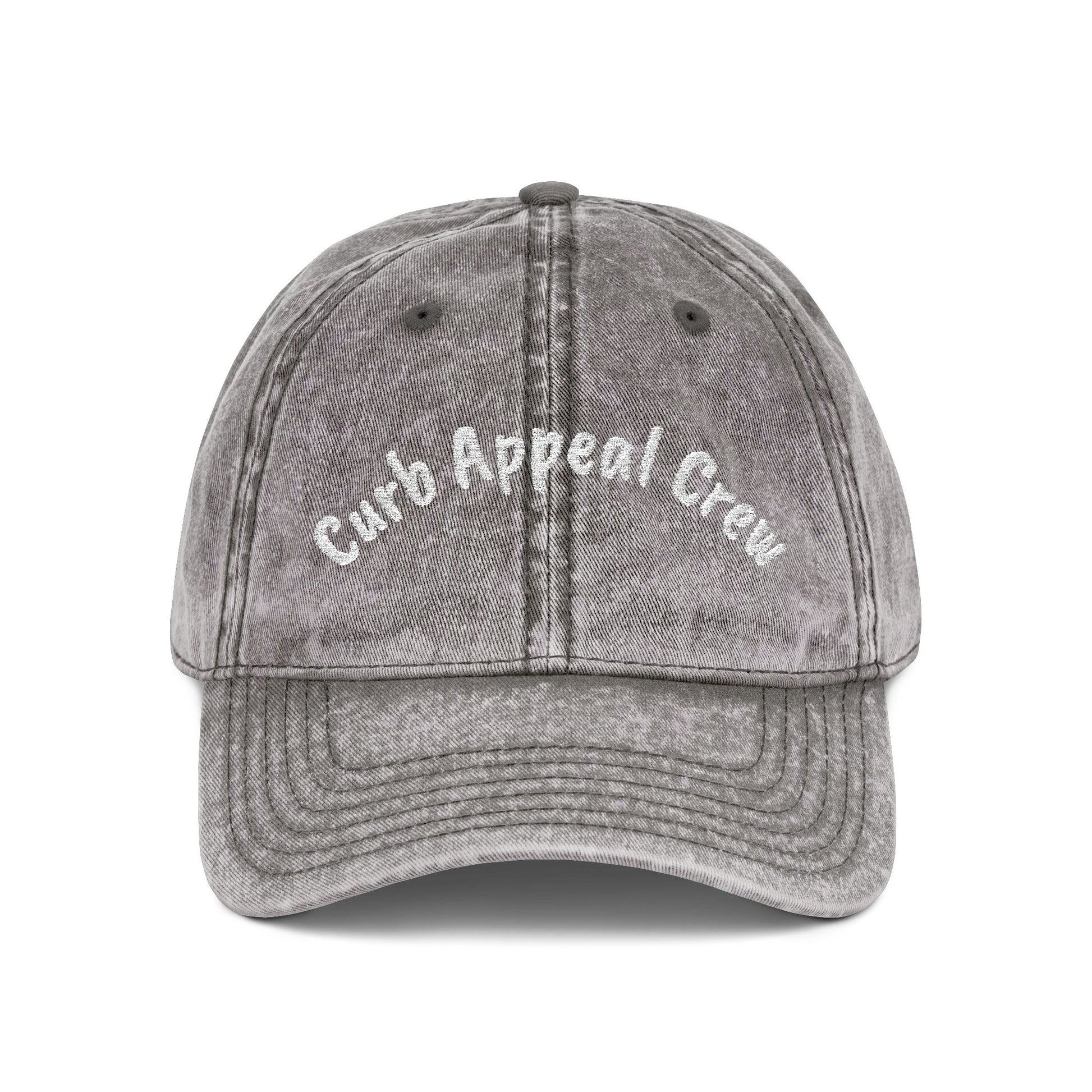 Curb Appeal Crew Realtor Hat – Embroidered Baseball Cap with “SOLD!” Back Detail