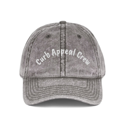 Curb Appeal Crew Realtor Hat – Embroidered Baseball Cap with “SOLD!” Back Detail