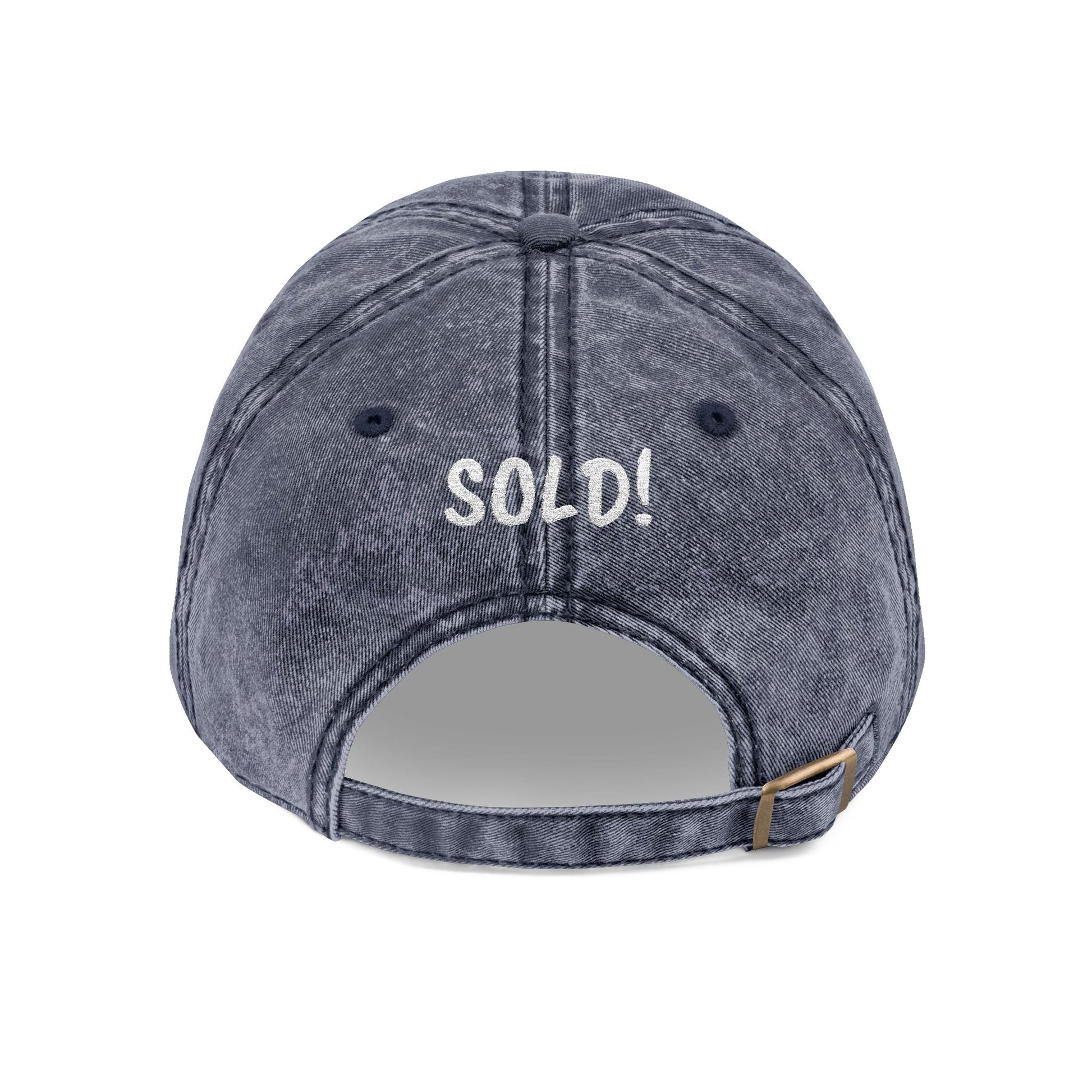Curb Appeal Crew Realtor Hat – Embroidered Baseball Cap with “SOLD!” Back Detail