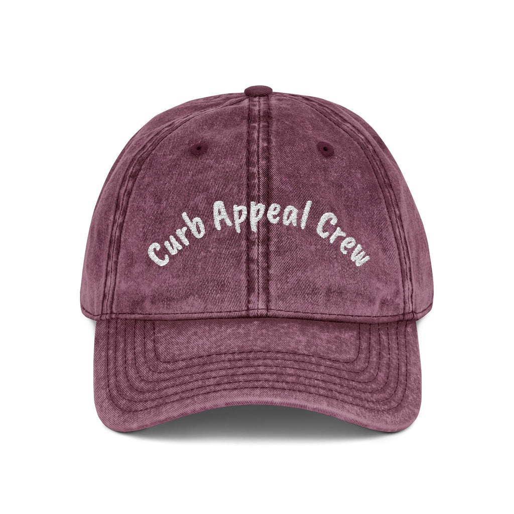 Curb Appeal Crew Realtor Hat – Embroidered Baseball Cap with “SOLD!” Back Detail