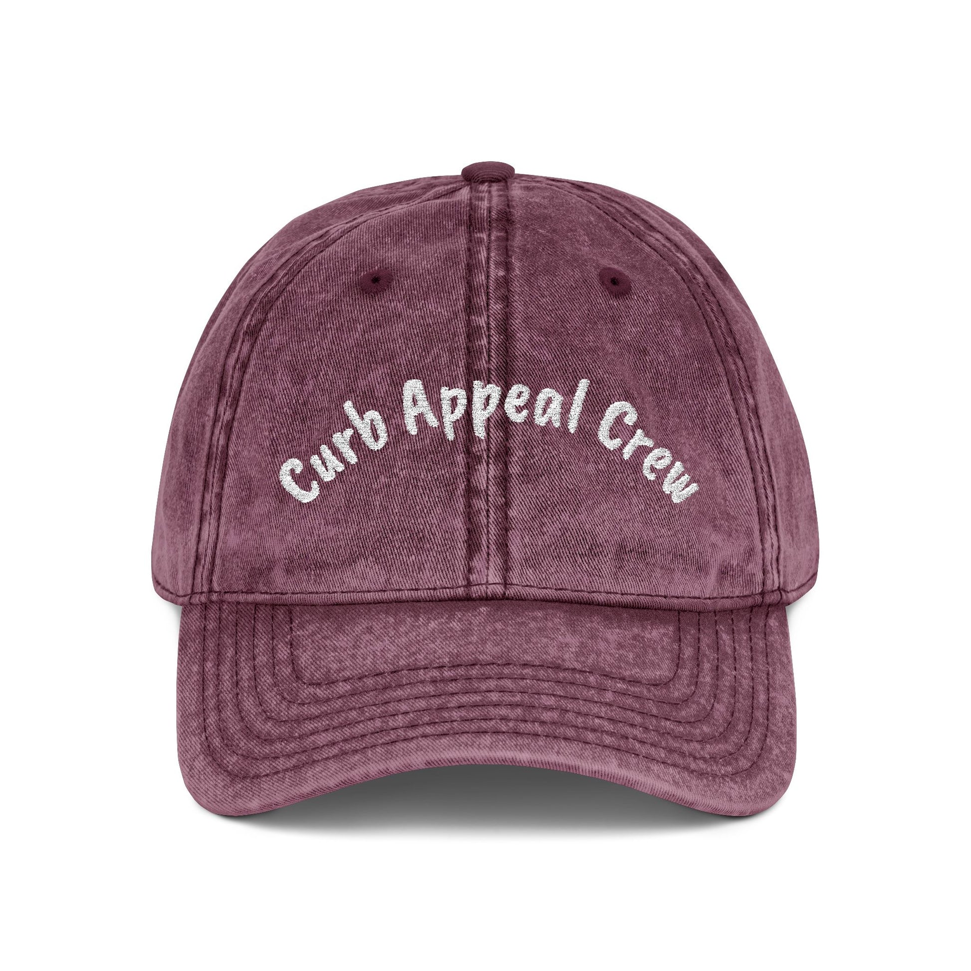 Curb Appeal Crew Realtor Hat – Embroidered Baseball Cap with “SOLD!” Back Detail